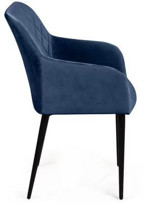 Стул с подлокотниками Robert 55X58X83 CM синий 3