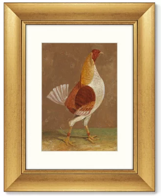 Диптих Fighting Cocks 41X51 / 41X51 CM 3