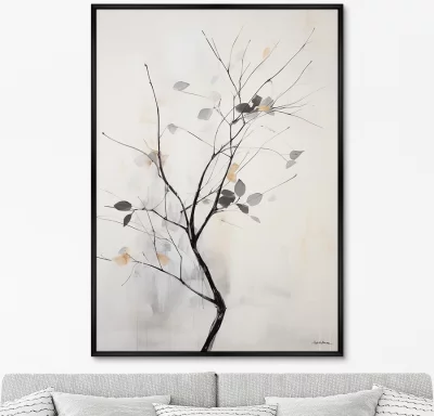 Репродукция на холсте Branches in the autumn 75X105 CM 6