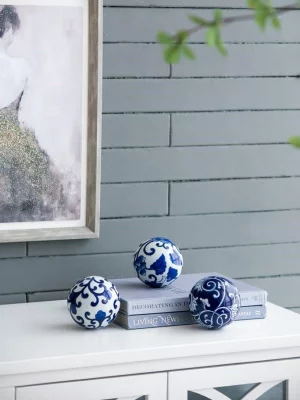 Декор из четырёх декоративных шаров Thoko 10X10X10 CM 13