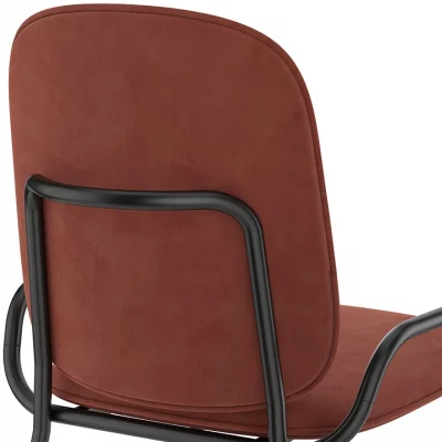 Стул Ror double frame 50X56X82 CM тёмно-красный 5