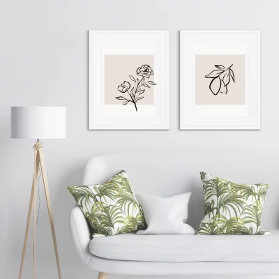 Комплект из двух постеров Grace of Flora 42X52 / 42X52 CM 4