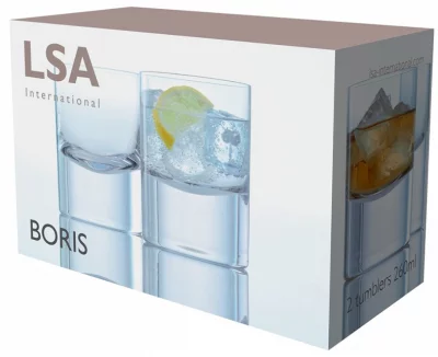Набор из 2 стаканов Boris 250 ml 4