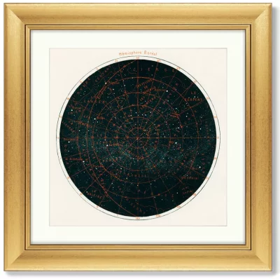 Диптих Constellations of the Two Hemispheres 61X61 / 61X61 CM 3