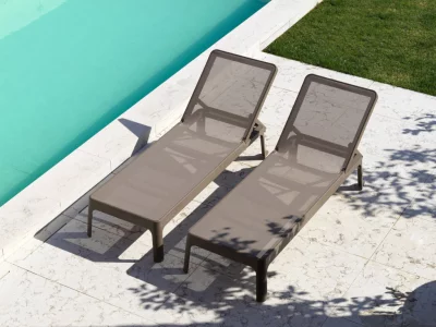 Шезлонг-лежак пластиковый Plano 71X211X36 CM 5