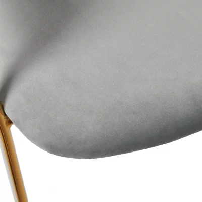 Комплект из 4 стульев Turin серые, золотые ножки 78 CM 7