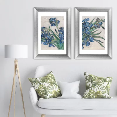 Диптих Irises 51X71 / 51X71 CM 5