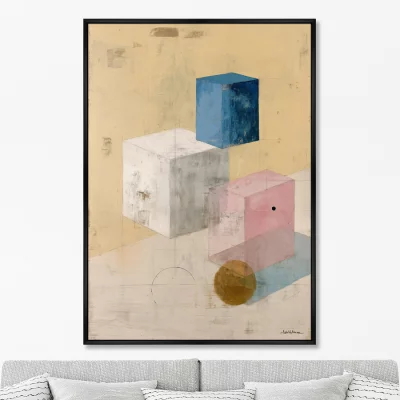 Постер на холсте Geometric Billiards 75X105 CM 6