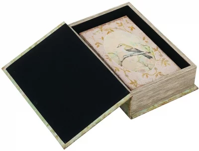 Набор из двух шкатулок в виде книг Morrigan 18X7X27 / 13X5X21 CM 4