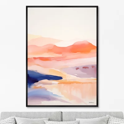 Постер на холсте Spilled ​​Colors 75X105 CM 6