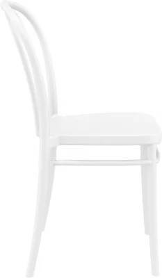 Стул пластиковый Victor 42X55X58 CM белый 5