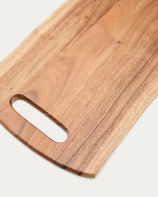 Маленькая сервировочная доска Zeun из акации 40X22X1.5 CM 4