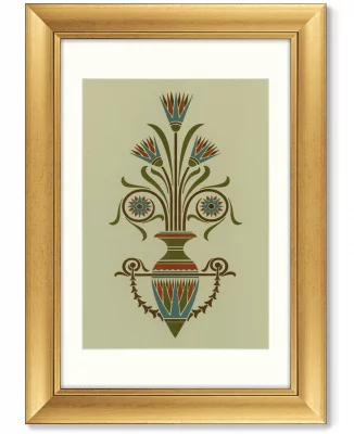 Набор из 3-х картин Floral pattern 51X71 / 51X71 / 51X71 CM 4