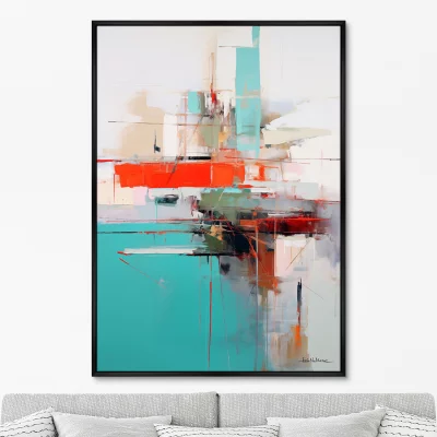 Постер на холсте Harbor Etudes 75X105 CM 6
