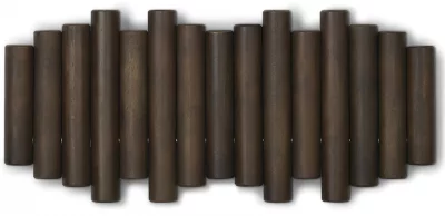Вешалка настенная Picket 37X17X10 CM цвет состаренный орех 4
