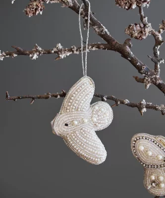 Набор из четырёх ёлочных украшений Christmas Pearls 10 CM 5