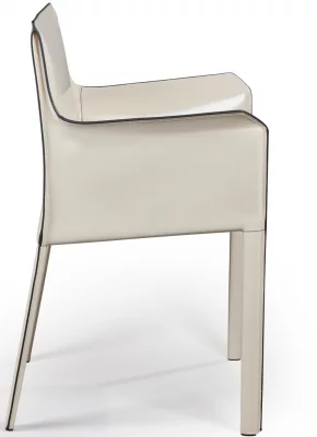Стул с подлокотниками Barrie 63X52X82 CM бежевый 3