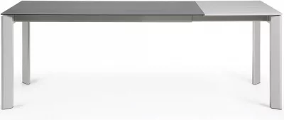 Раздвижной стол Atta 160-220X90X76 серые ножки серая керамическая столешница 4