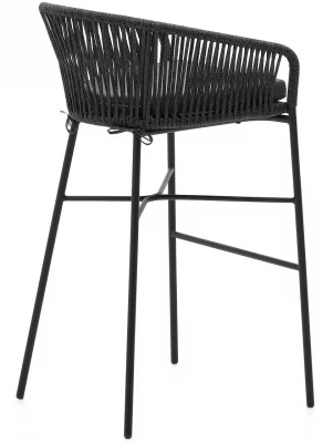 Барный стул Yanet 55X50X100 CM серого цвета 3