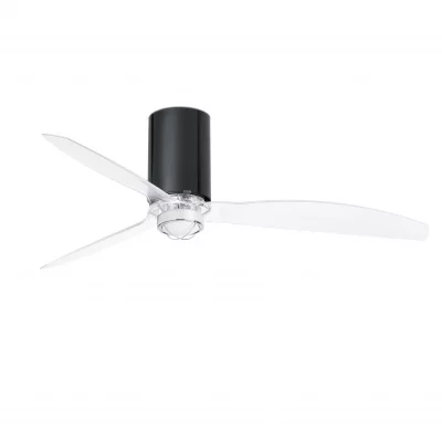 Потолочный вентилятор с подсветкой Mini Tube Fan LED черный/прозрачный 128 CM 5