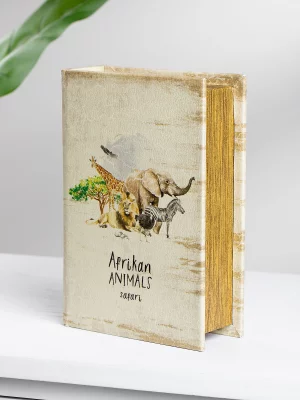 Шкатулка в виде книги Animals 14X5X20 CM 3