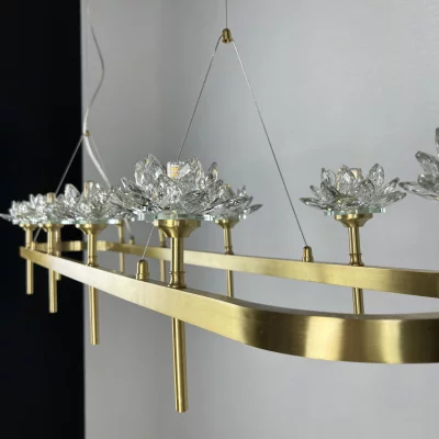 Подвесная люстра Loft Lotos Long 7