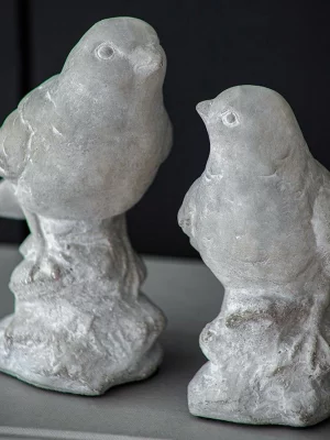 Набор из двух декоративных элементов Bird 13X8X17 / 13X8X15 CM 8