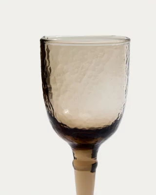 Бокал для вина Vinea из коричневого переработанного стекла 7.5X7.5X17 CM 5