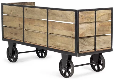 Диван в промышленном стиле Creta 195X60X90 CM 5