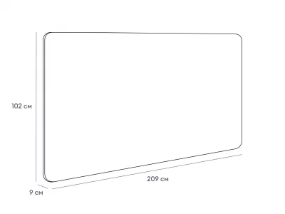 Панель Atessa 209X102 CM 3