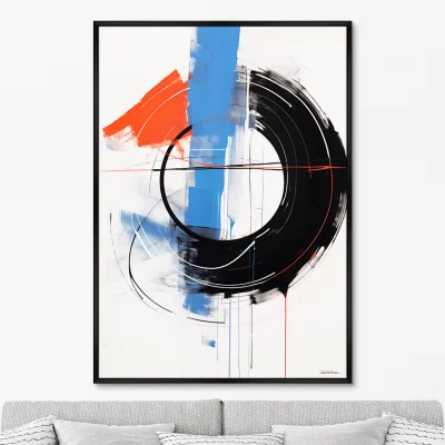Постер на холсте Shape spectrum 75X105 CM 6