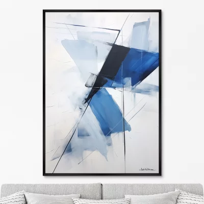 Постер на холсте Geometry of winter colors 75X105 CM 6