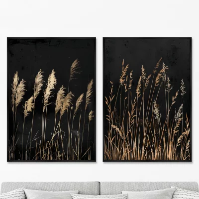 Набор из двух постеров на холсте Inflorescence 75X105 / 75X105 CM 8