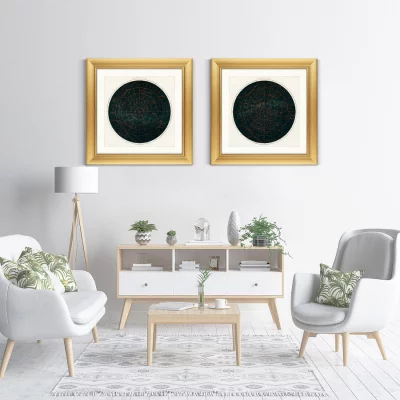 Диптих Constellations of the Two Hemispheres 61X61 / 61X61 CM 5