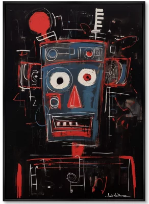 Набор из двух постеров на холсте Robots the joy of being 75X105 / 75X105 CM 3