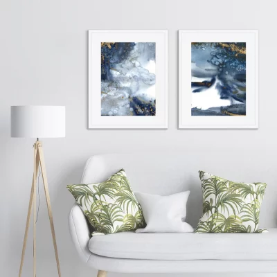 Диптих в раме Air composition 42X53 / 42X53 CM 4