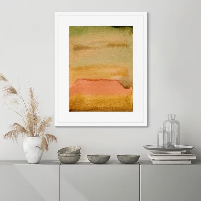 Постер в раме Hot sunset in July 42X52 CM 3