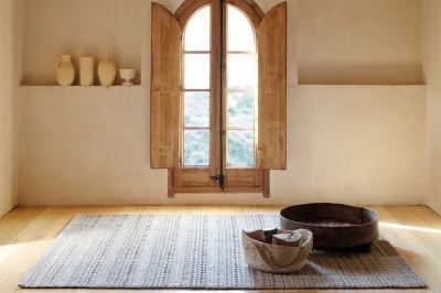 Дизайнерский ковёр из войлока Knotwork Natural 170X240 CM 4