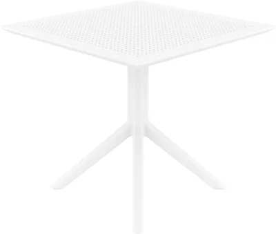 Столик Sky 80X80X74 CM белый 3