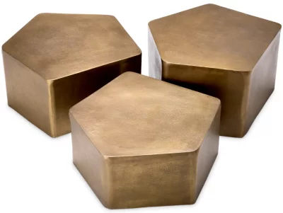 Набор из трёх столиков Veenazza 66X67X31 / 69X73X36 / 63X66X40 CM 5