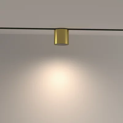 Трековый светильник Alfa S черный/золотой 5