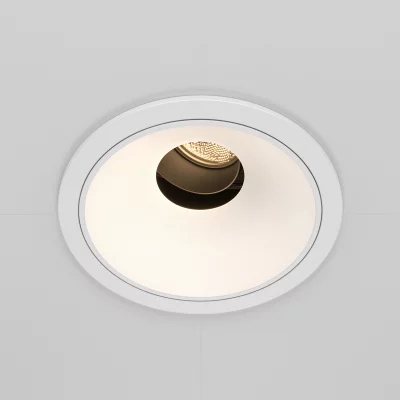 Встраиваемый светильник Wise круглый белый 22