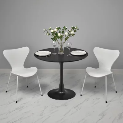 Комплект из 4 стульев Seven Style белый с белыми ножками 48X53X80 CM 10