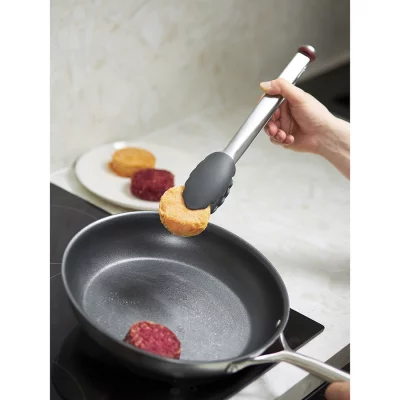 Щипцы кухонные smartchef, 33,5 см, серо-бордовые 4