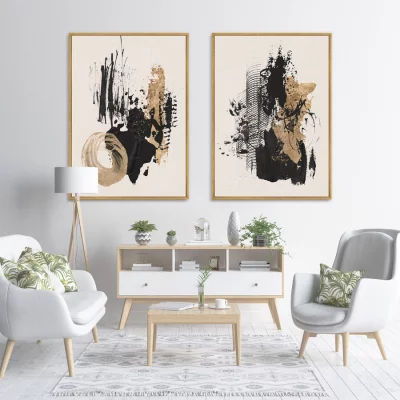 Диптих на холсте City Night 75X105 / 75X105 CM 4