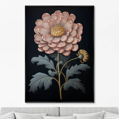 Постер на холсте Lonely flower 75X105 CM 6