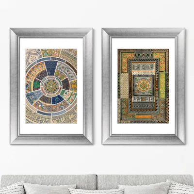Диптих Grammar of Ornament 51X71 / 51X71 CM 4