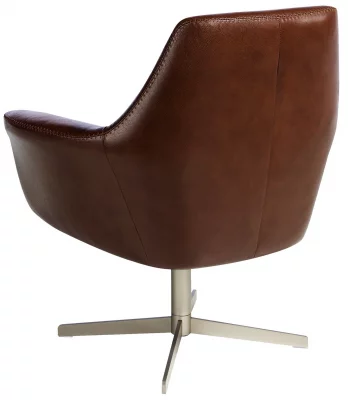Поворотное кресло кожаное Ramiro 82X74X85 CM 3