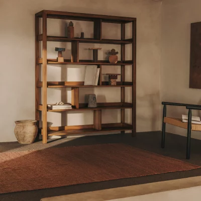 Стеллаж из тика Sashi 150X40X185 CM 6