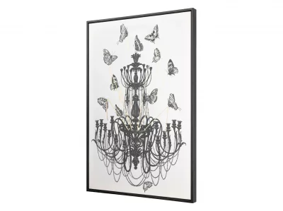 Картина в раме Chandelier 60X90 CM 3